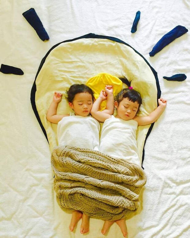 Приключения спящих близнецов от самой креативной мамы на свете