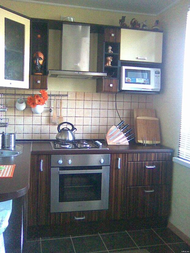 дизайн маленькой кухни