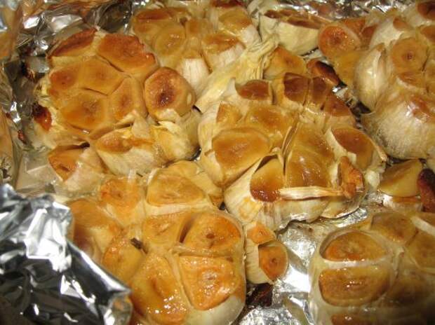Стручковая фасоль запеченная с чесноком