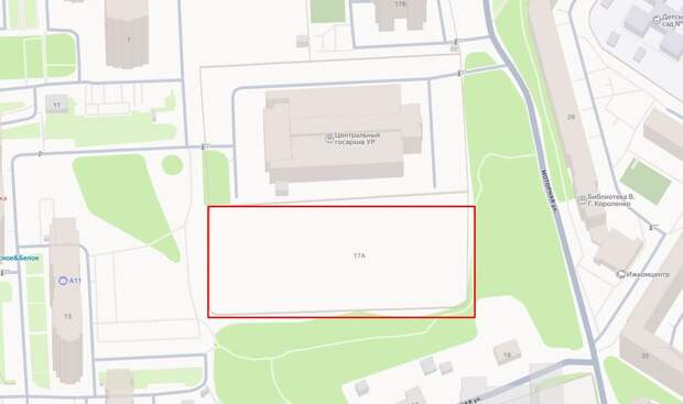 О планах застройки на месте недостроенного Госархива на улице Камбарской пока ничего не известно