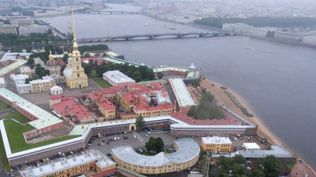 Петропавловская крепость зима Забурдаев