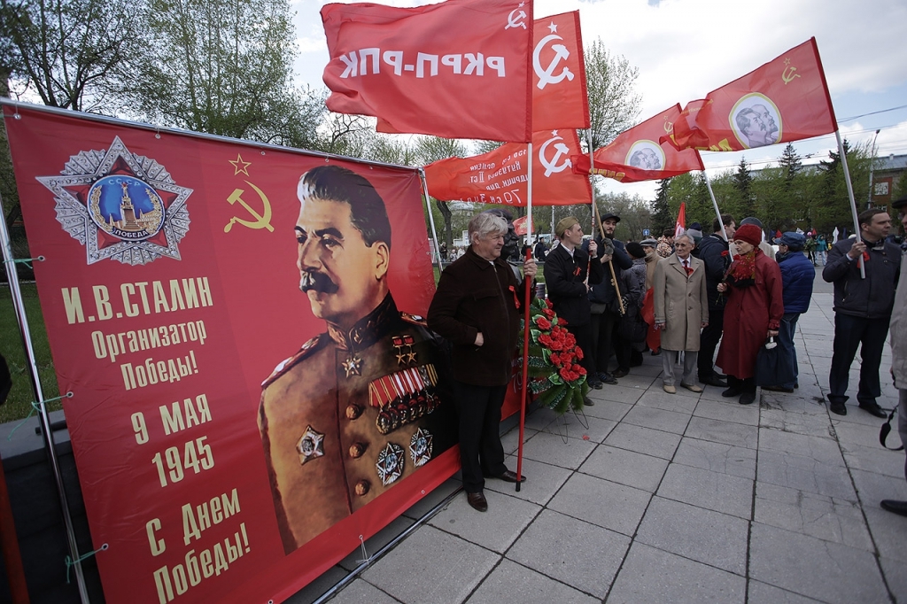 Сталин появился 9 мая в Новосибирске