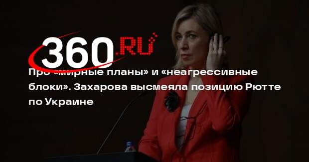 Захарова проиллюстрировала позицию генсека НАТО Рютте по Украине мемом с клоуном