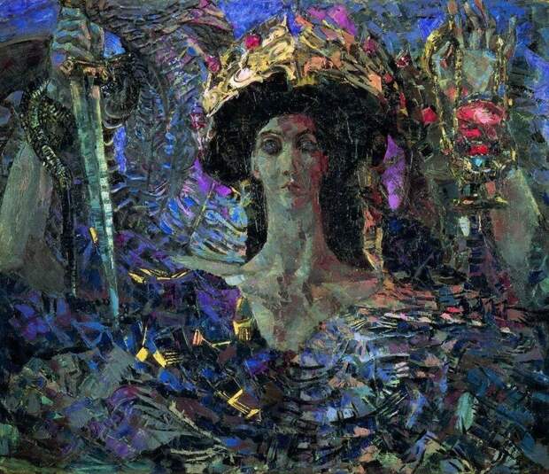 Шестикрылый серафим (Азраил). 1904 Шестикрылый серафим (Азраил). 1904 Врубель, биография, великие имена, искусство, картины, керамика, творчество, художник