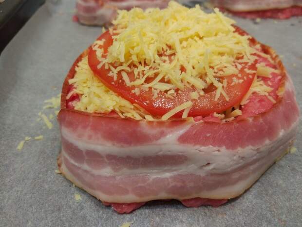 Телячьи корзиночки с грибами и сыром (Loaded Burger Bowl) Еда, Рецепт, Фоторецепт, Кухня, Рецепты тралекс, Рецепт вкуса, Длиннопост