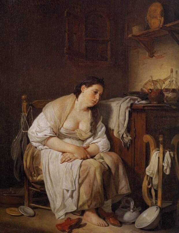 художник Жан-Батист Грёз (Jean-Baptiste Greuze) картины - 24