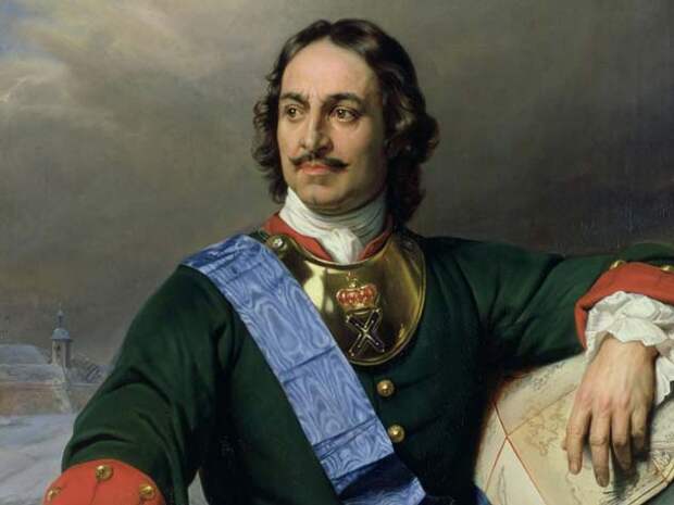 Портрет Петра I, Поль Деларош, 1838. wikipedia