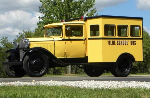 Неужели на этом возили детей? Школьный автобус из 1930-х