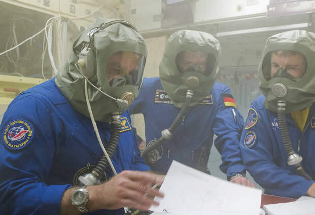 Тренировки космонавтов на Земле
