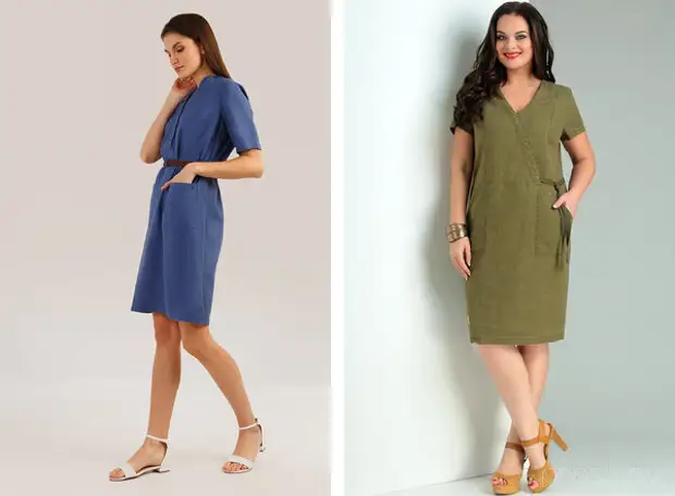 Платье Лен Цветной фото 45