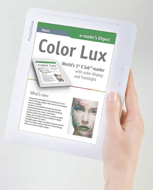 POCKETBOOK Color Lux. POCKETBOOK 801 Color Lux. POCKETBOOK E-Ink цветная с подсветкой. Технология e-Ink.