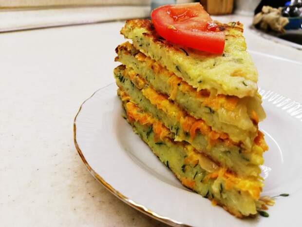 Кабачковый торт. Вкусная закуска из кабачков. Еда, Кулинария, Рецепт, Готовка, Кабачок, Закуска, Вкусно, Торт, Видео, Длиннопост