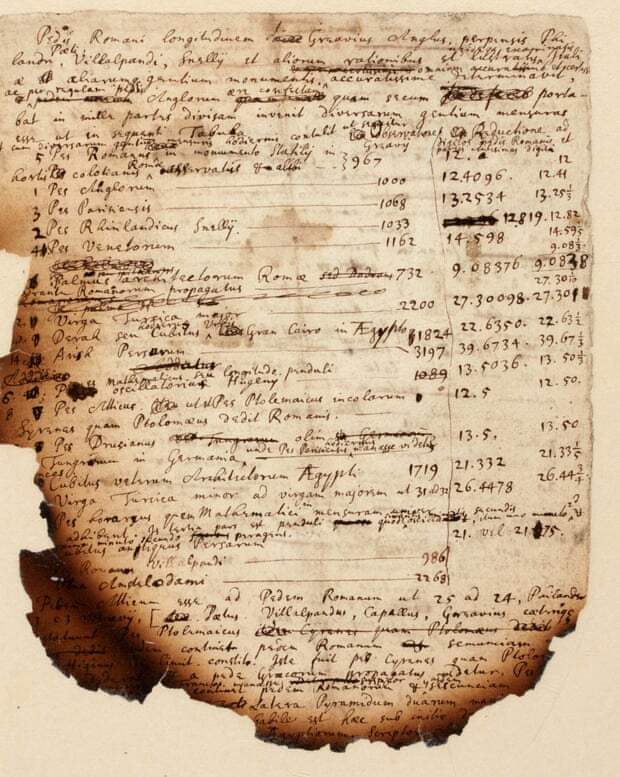 Рукописи, в которых Исаак Ньютон пытался определить дату Апокалипсиса, продадут на аукционе