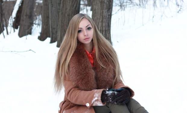девушка, внешность