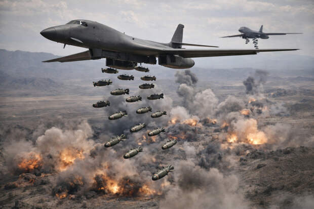 100 бомб по Ирану: B-1 прикрыли спасение пилота F-15E — удар по дорогам