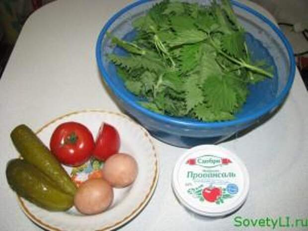 Рецепт салата с крапивой