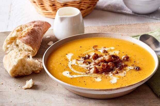 Красочный овощной супчик. \ Фото: taste.com.au. Красочный овощной супчик. \ Фото: taste.com.au.