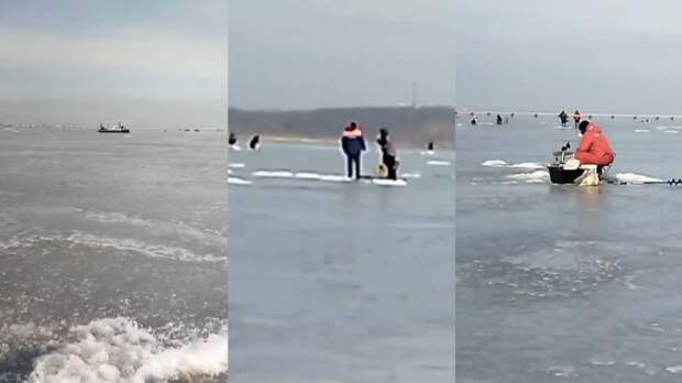 Тёплая погода и ветры привели к разрушению льда – начались первые рейды