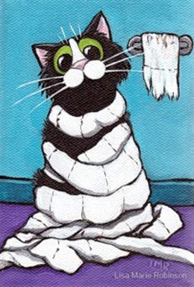 Коллекция кошек, котов и котят от Lisa Marie Robinson.