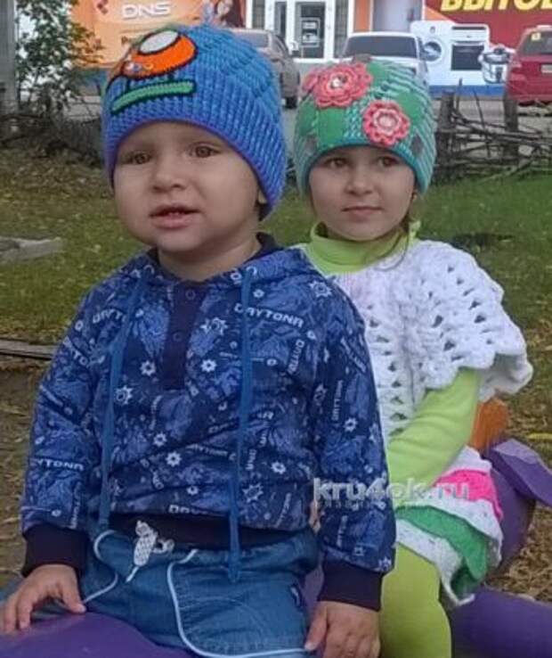 Вязание крючком шапок для детей