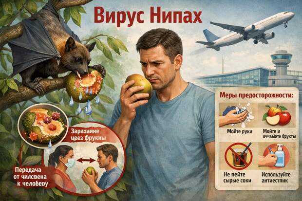 Медики рассказали о способах защититься от вируса Нипах