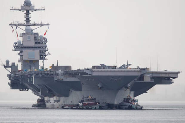 Reuters: авианосец США Gerald R. Ford прибудет на базу ВМС на острове Крит