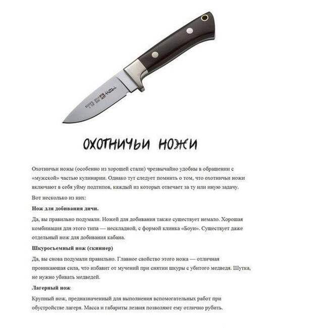 Ножи для разных случаев