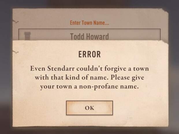 Геймеры сообщают — в The Elder Scrolls: Blades нельзя назвать город в честь великого Тодда Говарда | Канобу - Изображение 2
