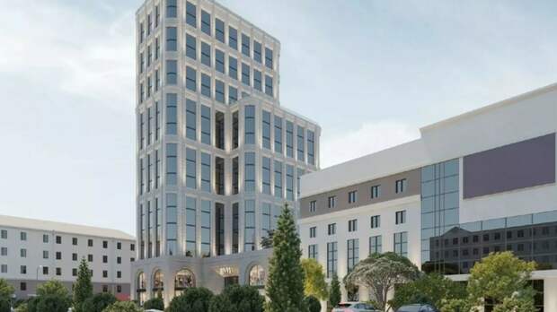 Проект нового здания на месте ЦУМа в Барнауле 