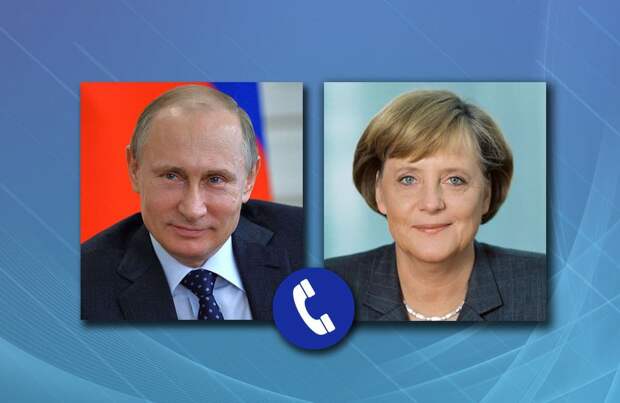 Путин и Меркель запланировали ещё один телефонный разговор