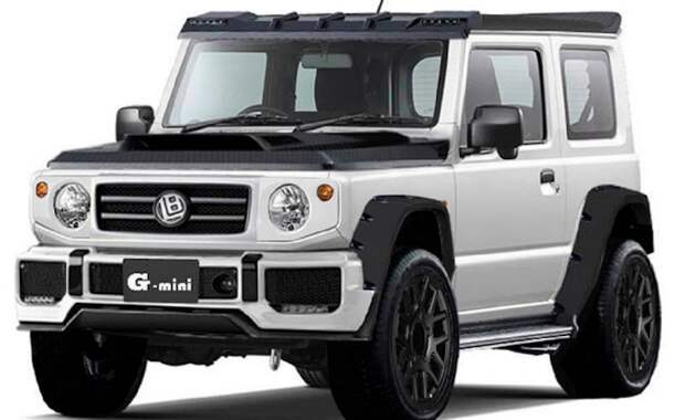 Появились фото Suzuki Jimny с дизайном «под Гелик»