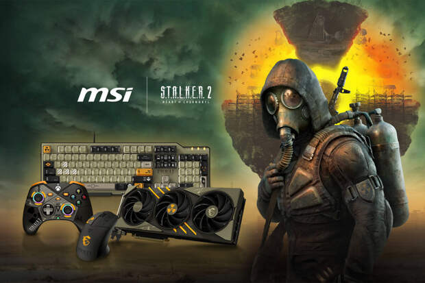 MSI показала GeForce RTX 4070 Ti Super и другие гаджеты в стиле S.T.A.L.K.E.R. 2