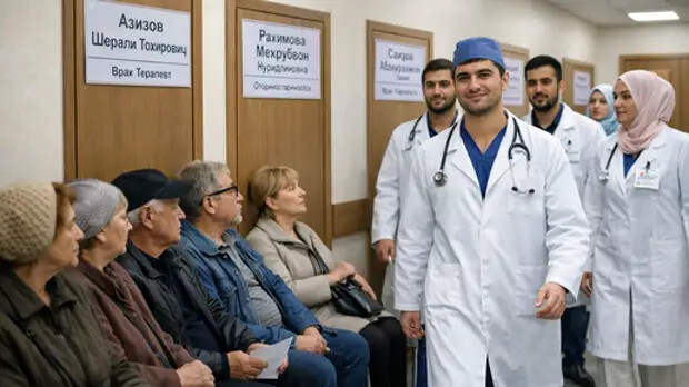 «Откуда их столько?»: Москвичка зашла в поликлинику № 52 и не поверила своим глазам — ни одной русской фамилии