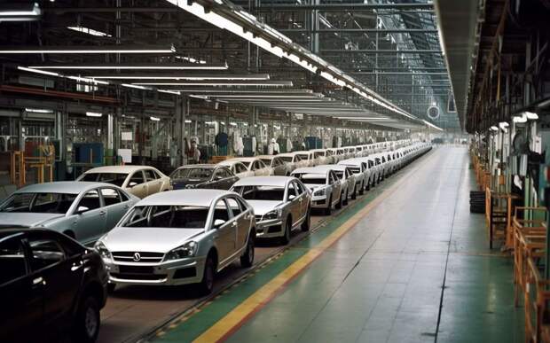 Производство автомобилей в России падает четвертый месяц подряд