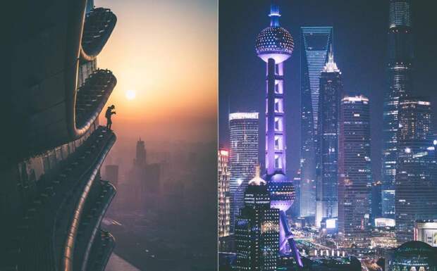 Головокружительные виды: Шанхай c высоты небоскрёбов