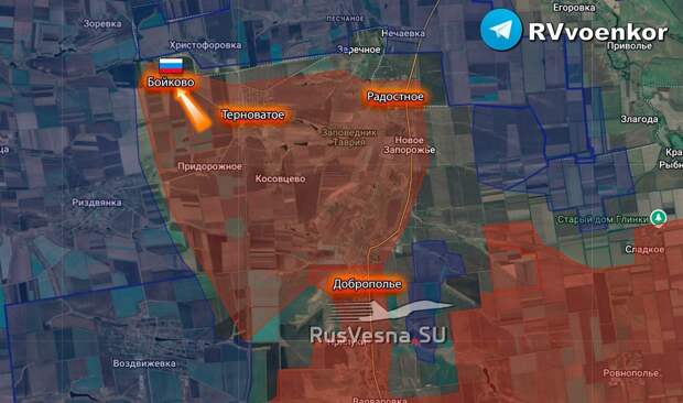 ‼️🇷🇺🇺🇦 Армия России освободила Бойково Запорожской облас