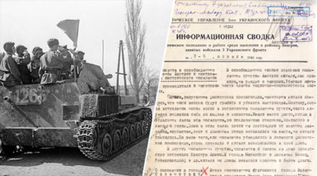 Венская операция / Информационная сводка