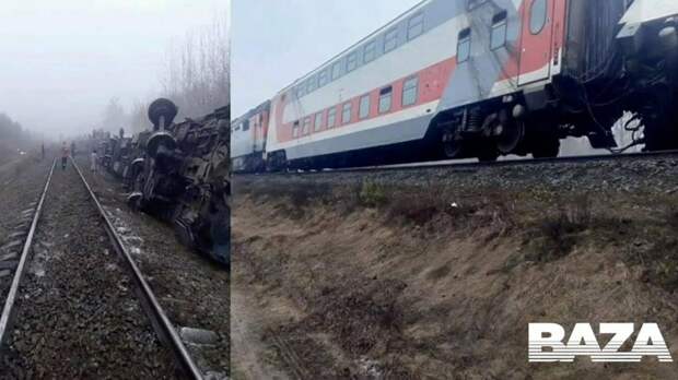 Число пострадавших при сходе поезда под Ульяновском выросло до 12 человек