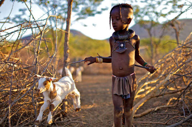 Малыш племени химба. /Фото:Алегра Элли 