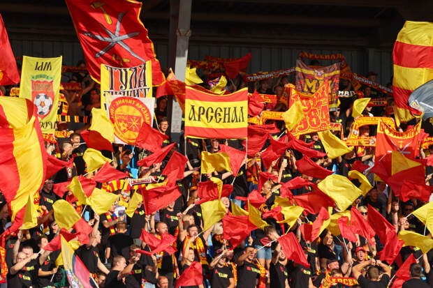 Матч "Арсенала" и "Енисея" вошел в десятку самых посещаемых в текущем сезоне Первой лиги