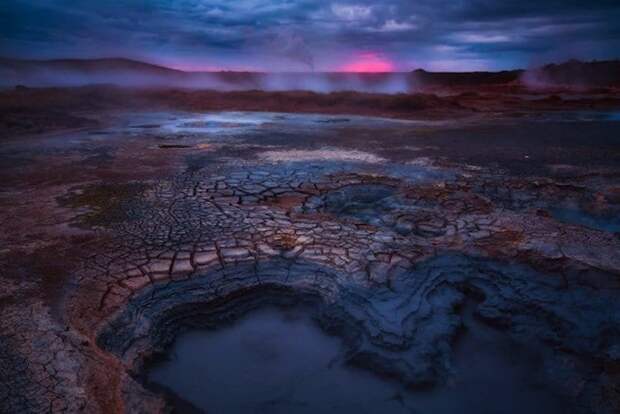 Зоны геотермальной активности в Исландии исландия, красота, пейзажи, природа, путешествия, туризм, фотография, фоторепортаж