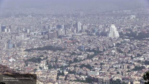 Жители Дамаска провели митинг против санкций в отношении Сирии