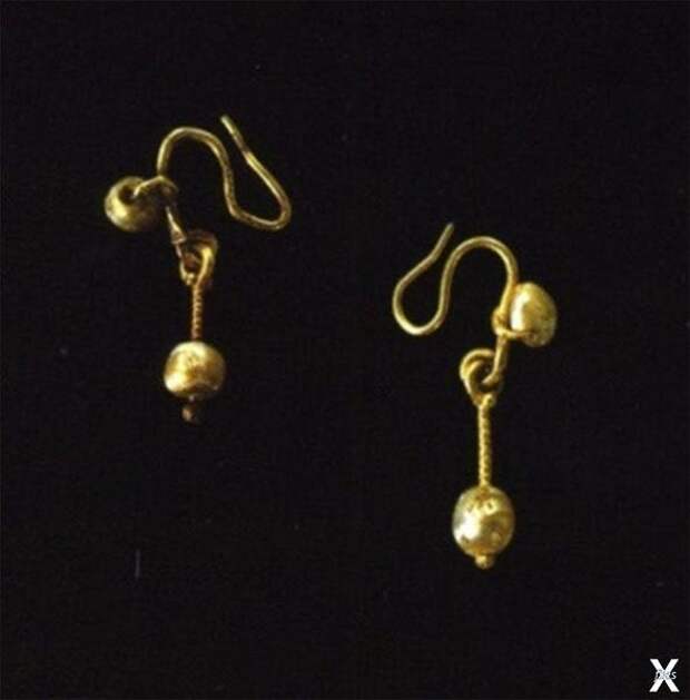 Золотые сережки