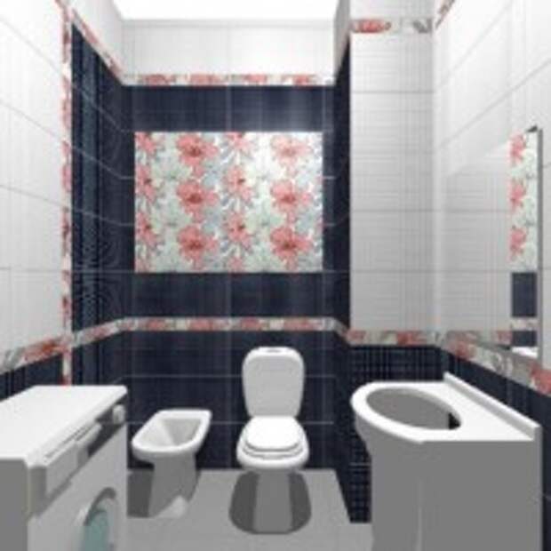 плитка для маленькой ванной комнаты дизайн фото 27