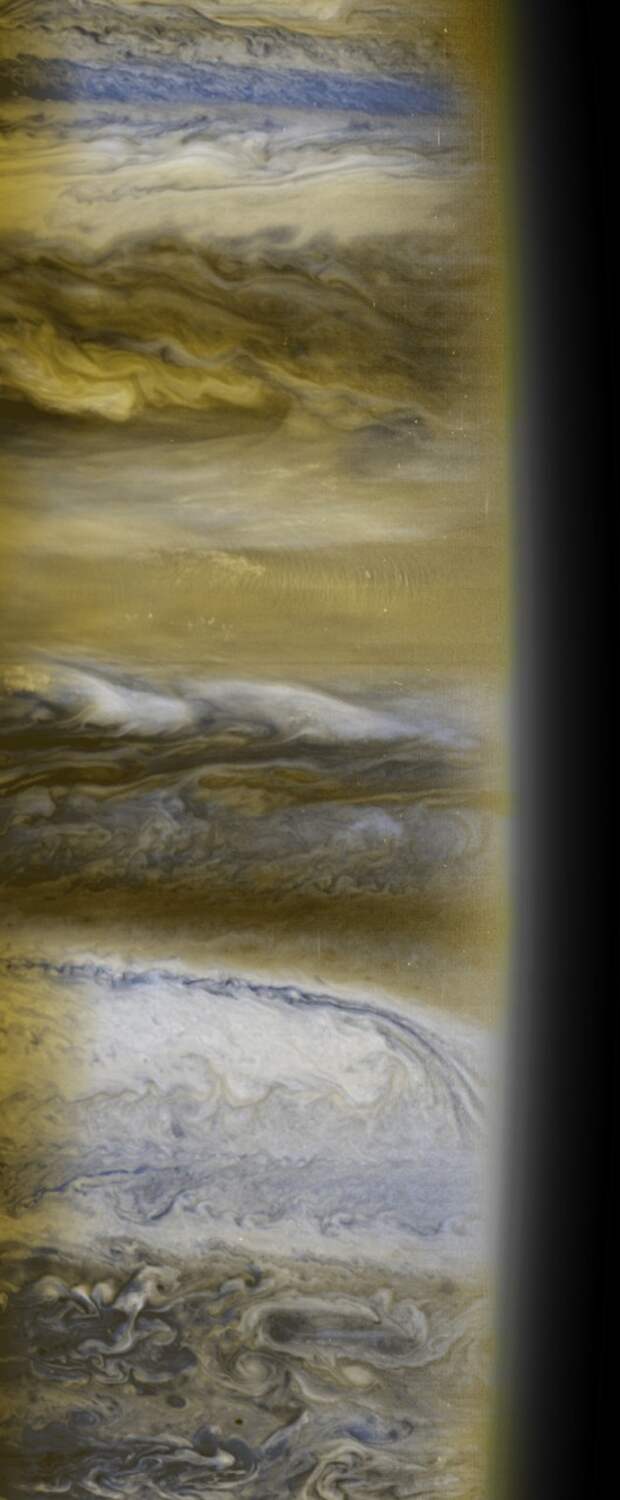 Сделанные New Horizons снимки Юпитера на фоне Солнца позволили получить детальное представление о его атмосфере. То же самое, возможно, удастся с KELT-2Ab. (Фото (NASA / Johns Hopkins University Applied Physics Laboratory / Southwest Research Institute.)