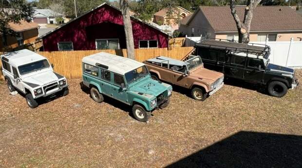 Коллекция из 37 старых Land Rover и запчастей к ним может стать вашей за 500.000 долларов