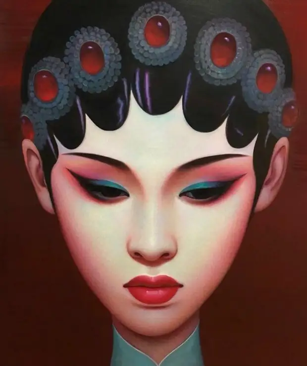 Художник Чжан Сян Минь: красота и невинность пекинских девушек