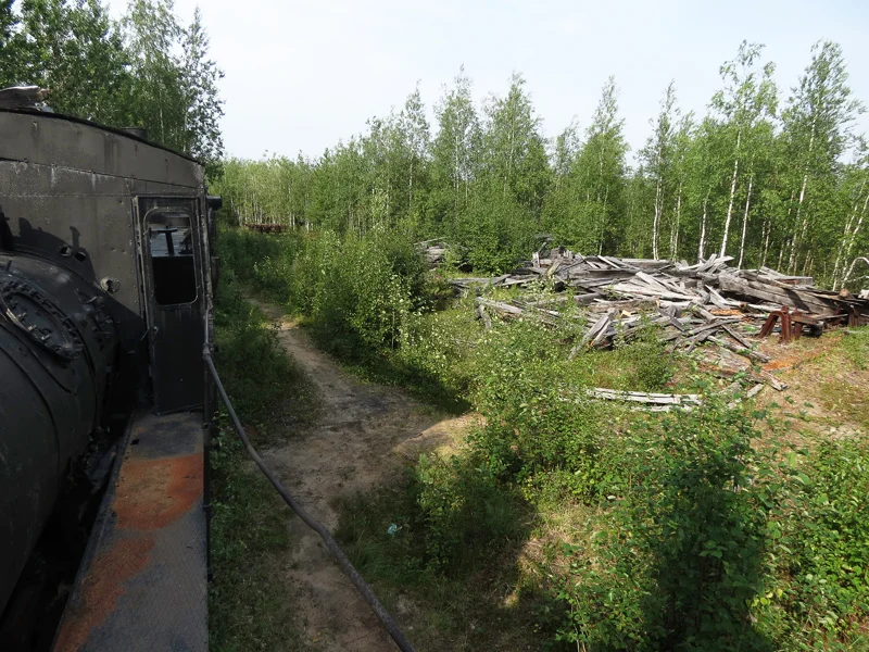 Паровозы в тайге, где на сотни километров нет ЖД. Рассказываю, как они туда попали.