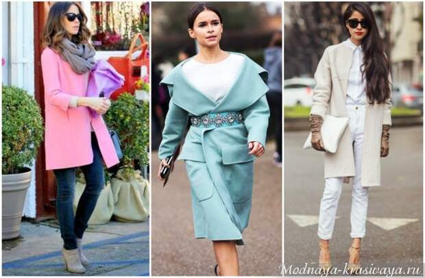 Разнообразные варианты пальто