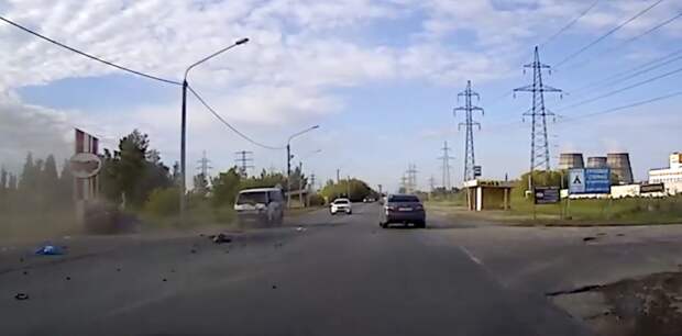 Появилось видео смертельного ДТП на улице Трактовой в Барнауле